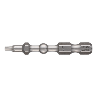 Vessel Tools IBTX1050P2 IMPACT BALL Torsion Bit (T10 x 50 mm, 2 pcs.)