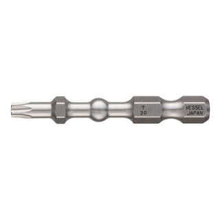 Vessel Tools IBTX2050P2 IMPACT BALL Torsion Bit (T20 x 50 mm, 2 pcs.)