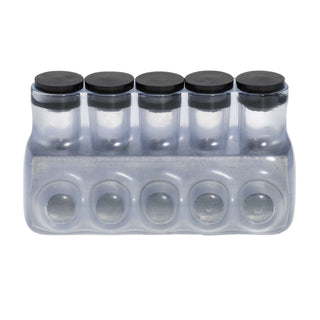 Polaris IPL4-5C 5-Port Clear Multi-Tap Pre-Insulated Connector, 4-14 Gauge