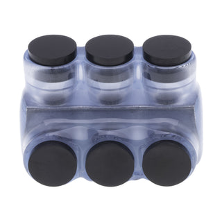 Polaris IPLD2/0-3CB 3-Port Clear Multi-Tap Pre-Insulated Connector, 2/0 AWG – 14 AWG, Bag