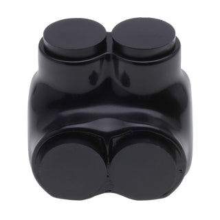 Polaris ITD-3/0 2-Port Black Multi-Tap Pre-Insulated Connector, 3/0 AWG – 6 AWG