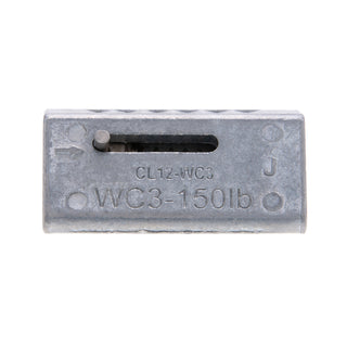 NSI CL12B-WC3 25-150lb Cable Lock For WC3 Cable, Quick Install, 100 Pack