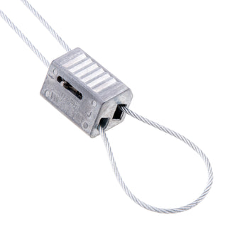 NSI CL12B-WC3 25-150lb Cable Lock For WC3 Cable, Quick Install, 100 Pack