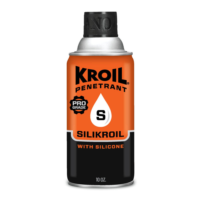 Kroil SK102 Silikroil Original Penetrant Oil Aerosol with Silicone, 10 oz - For Rusted Bolts, Metal | Lubricant for Hinges, Chains, Moving Parts