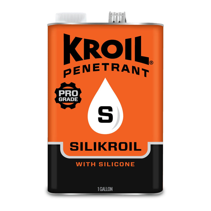 Kroil SK011 Silikroil Original Penetrant Oil with Silicone, 1 Gallon - For Rusted Bolts, Metal | Lubricant for Hinges, Chains, Moving Parts