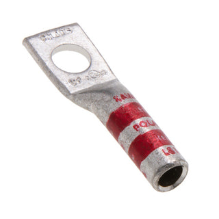 NSI L814 Copper Long Lug – Red 1-Hole 8 AWG 1/4 Inch