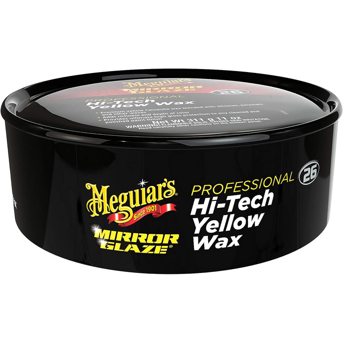 Meguiar's M2611 Mirror Glaze Hi-Tech Yellow Wax, 11 .oz, Paste
