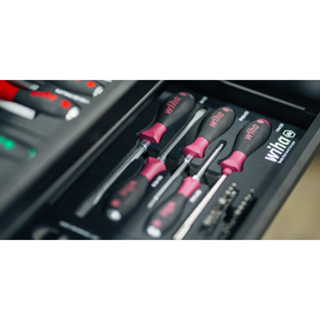 Wiha Tools 52690 25 Piece MicroFinish Screwdriver Tray Set