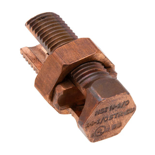 NSI N-1/0 Copper Split Bolt 1/0