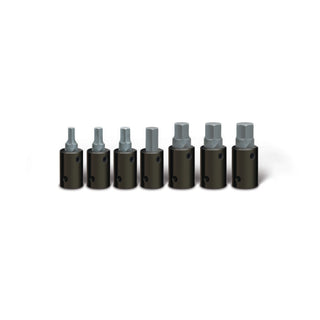 Wright Tool 403 1/2" Drive 6 Point Impact Hex Bit Socket Set 7 Piece