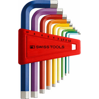 PB Swiss Tools PB 210.H-10 RB L-Shape Hex Key Set 9 Pcs