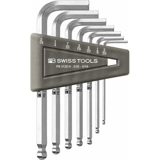 PB Swiss PB 212Z.H Key L - Wrenches with Ball Point, Set in a Practical Plastic Holder