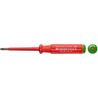 PB Swiss Tools PB 5192.1-80 Classic VDE Screwdriver Pozidriv Size PZ1
