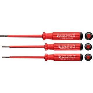 PB Swiss Tools PB 5539 Classic VDE Screwdriver Set, Slim, 3pcs