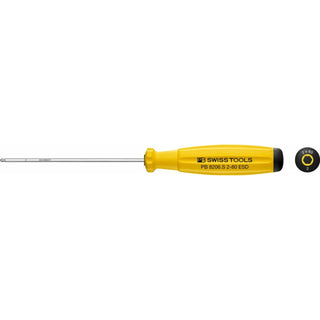 PB Swiss Tools PB 8206.S 2-80 ESD SwissGrip ESD Screwdriver Hex With Ball End 2 mm