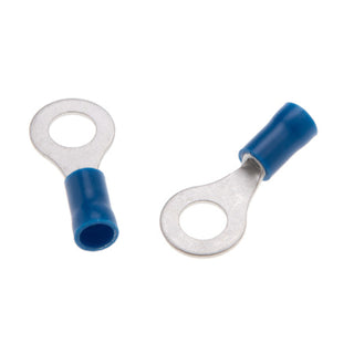NSI R16-14V 16-14 Awg Vinyl Insulated Ring 1/4"Stud - 100 Per Pack