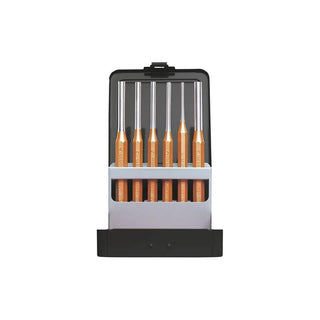 Gedore R90200006 Pin punch set d.3-8mm +case 6pcs