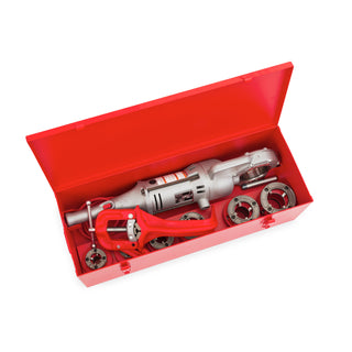 Ridgid 45178 700 Power Drive w/ 1/2"-2" NPT Die Heads, Case and Support Arm