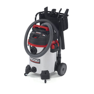Ridgid 50353 16 Gallon Stainless Steel Wet/Dry Vac with Cart (1610RV)