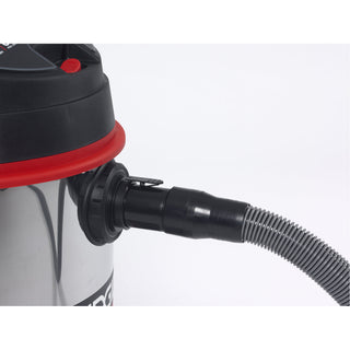 Ridgid 50353 16 Gallon Stainless Steel Wet/Dry Vac with Cart (1610RV)