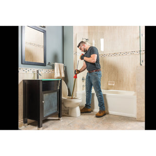 Ridgid 56658 K-6P | 6' Toilet Auger w/Bulb Head