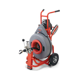 Ridgid 60062R K-7500 Machine, Standard Accessories, and 3/4" x 75' (20 mm 22.9 m) Inner Core Cable.
