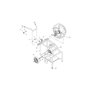 Ridgid 64862 H-38 Hose Reel Assembly