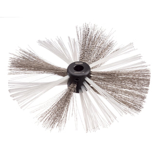 Ridgid 68998 6" (155mm) nylon/steel brush for 3/8" (10mm) cable with nylon and steel strings