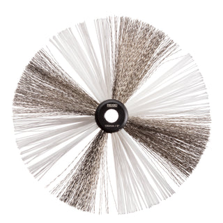 Ridgid 68998 6" (155mm) nylon/steel brush for 3/8" (10mm) cable with nylon and steel strings