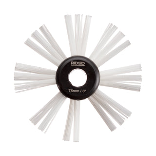 Ridgid 68998 6" (155mm) nylon/steel brush for 3/8" (10mm) cable with nylon and steel strings