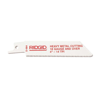 Ridgid 80510 RIDGID Non-Ferrous Metals 6" (150mm) Reciprocating Saw Blade - 18 Teeth Per in. - 5 Pack
