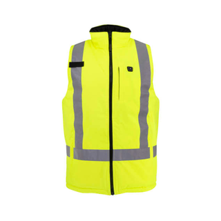 Radians RHG-SV12 Class 2 Reversible Heated Vest - Hi-Vis Green