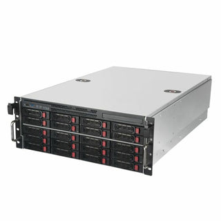 SilverStone RM43-320-RS 4U 20-bay 2.5" / 3.5" HDD / SSD Rackmount Storage Server Chassis with Mini-SAS HD SFF-8643 12 Gb/s Interface