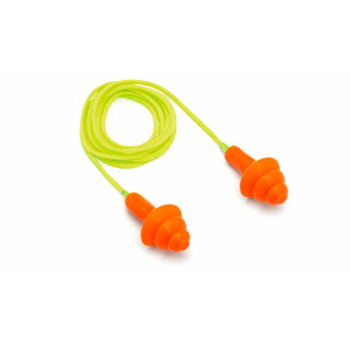 Pyramex PYRP3001 Corded Triple Flange Reuseable Earplug- NRR 27dB