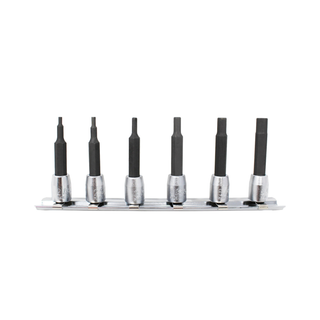 Ko-ken RS2010M/6-L50 6 piece 1/4" Sq. Drive 50mm Hex Bit Socket Set 2-6mm