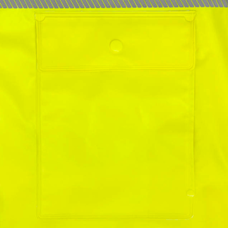 Radians RW08C Class 3 Self-Extinguishing Raincoat - Lime