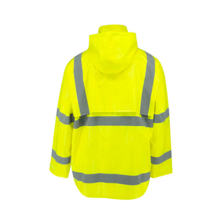 Radians RW08J Class 3 Self-Extinguishing Rain Jacket - Lime