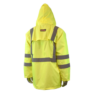 Radians RW10-3S1Y Lightweight Rain Jacket - Hi-Vis Green