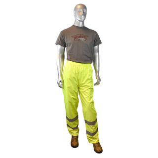 Radians RW10-ES1Y Lightweight Rain Pants - Hi-Vis Green