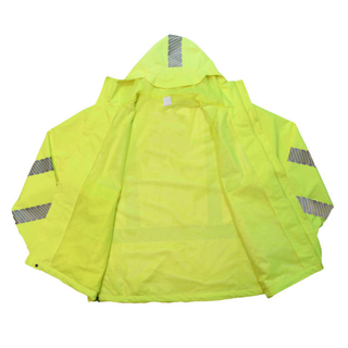 Radians RW11 Waterproof Lightweight Packable Raincoat - Green