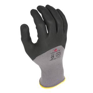 Radians RWG12 3/4 Foam Dipped Dotted Nitrile Glove