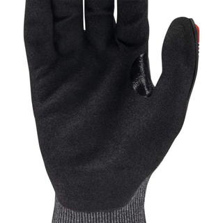 Radians RWG590 Cut Level A9 HPPE/Nickel Gold Sandy Foam Nitrile Palm Dip Glove