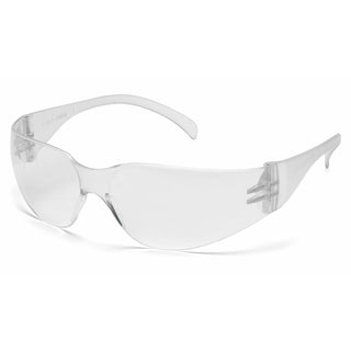 Pyramex S4110SUC Intruder Uncoated Clear Lens with Clear Temples