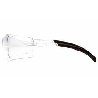 Pyramex S9110ST Clear H2X Anti-Fog, Clear Anti-Fog Lens with Clear Temples