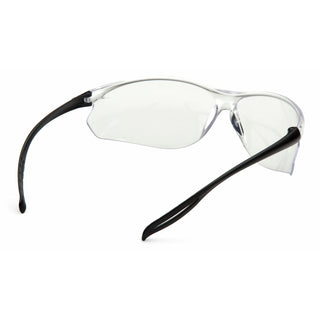 Pyramex S9710ST Clear H2X Anti-Fog Lens with Black Temples