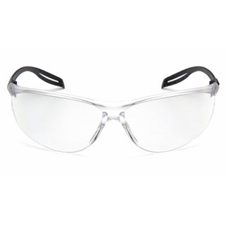 Pyramex S9710ST Clear H2X Anti-Fog Lens with Black Temples