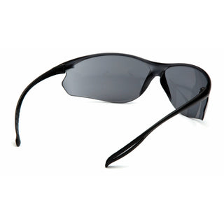 Pyramex S9720ST Gray H2X Anti-Fog Lens with Black Temples