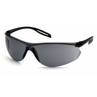 Pyramex S9720ST Gray H2X Anti-Fog Lens with Black Temples