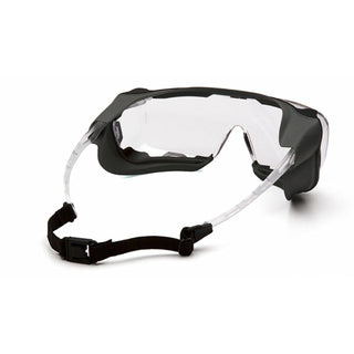 Pyramex S9910STMRG Cappture Plus - Clear Temples/Clear H2X Anti-fog with Rubber Gasket