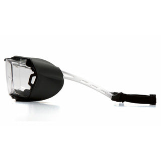 Pyramex S9910STMRG Cappture Plus - Clear Temples/Clear H2X Anti-fog with Rubber Gasket